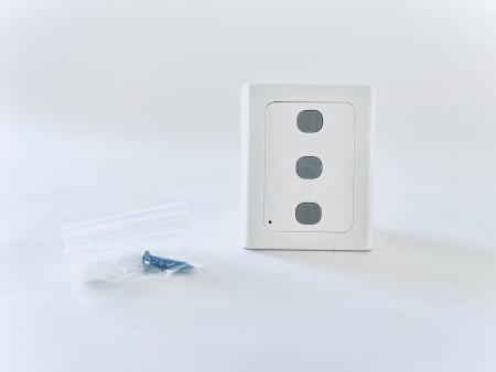 WWS01 - Wireless Wall Switch 3 buttons - 868MHz, white 20312002